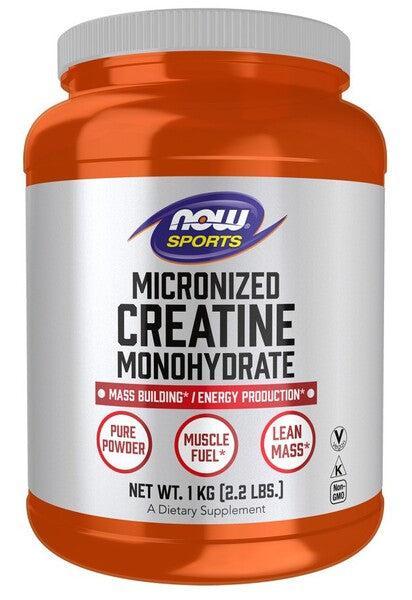 NOW Foods Micronized Creatine Monohydrate - 1000g- Lillys Pharmacy and Health Store