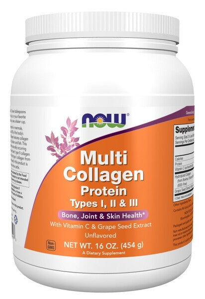 NOW Foods Multi Collagen Protein - 454g - Lilly's Pharmacy