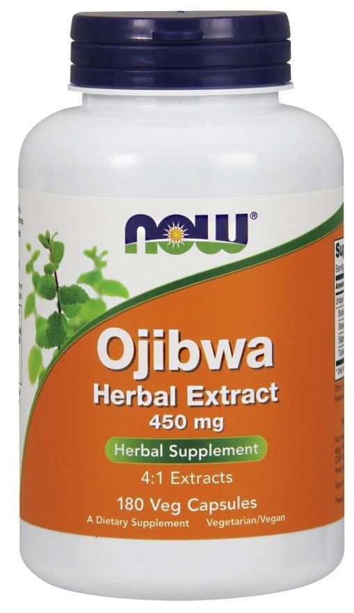 NOW Foods Ojibwa Herbal Extract, 450mg - 180 vcaps - Lilly’s Pharmacy & Health Store