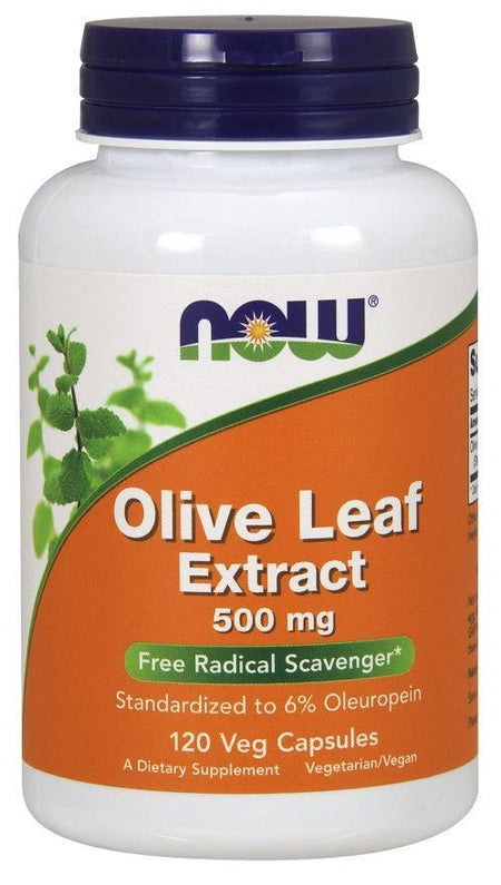NOW Foods Olive Leaf Extract, 500mg - 120 vcaps- Lillys Pharmacy and Health Store