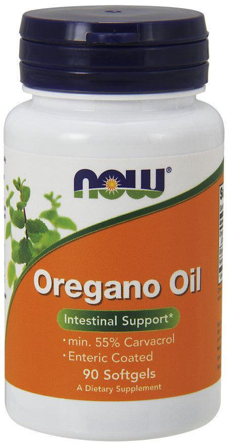 NOW Foods Oregano Oil, Enteric - 90 softgels- Lillys Pharmacy and Health Store