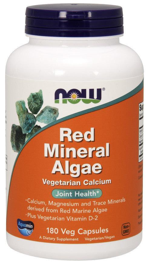 NOW Foods Red Mineral Algae - 180 vcaps- Lillys Pharmacy and Health Store