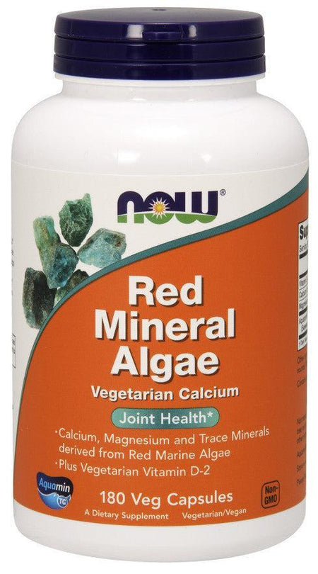 NOW Foods Red Mineral Algae - 180 vcaps- Lillys Pharmacy and Health Store