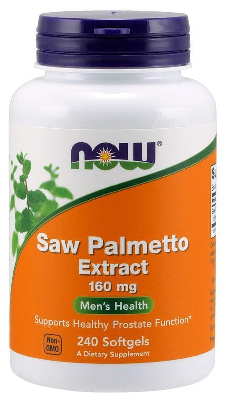 NOW Foods Saw Palmetto Extract, 160mg - 240 softgels- Lillys Pharmacy and Health Store