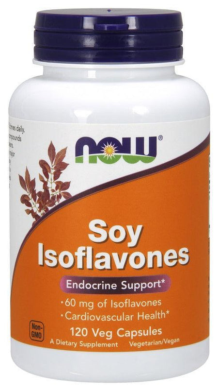 NOW Foods Soy Isoflavones - 120 vcaps- Lillys Pharmacy and Health Store
