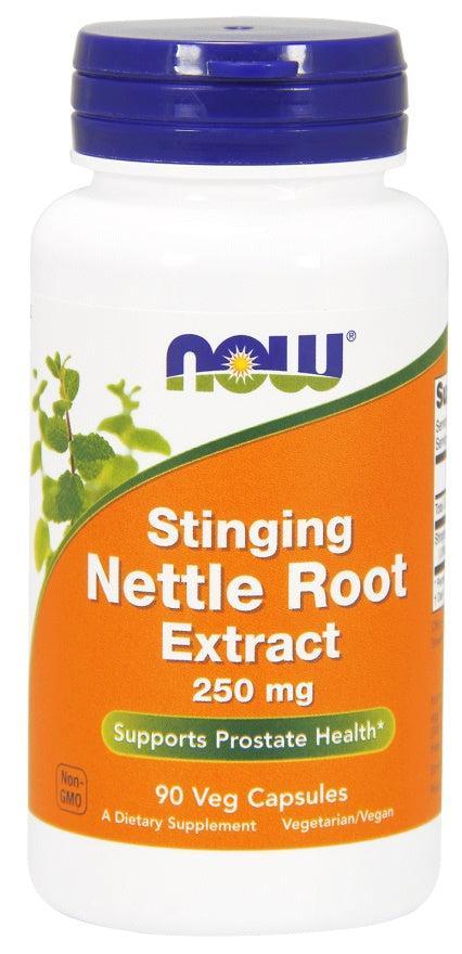 NOW Foods Stinging Nettle Root Extract, 250mg - 90 vcaps- Lillys Pharmacy and Health Store