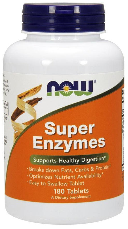 NOW Foods Super Enzymes - 180 tabs- Lillys Pharmacy and Health Store