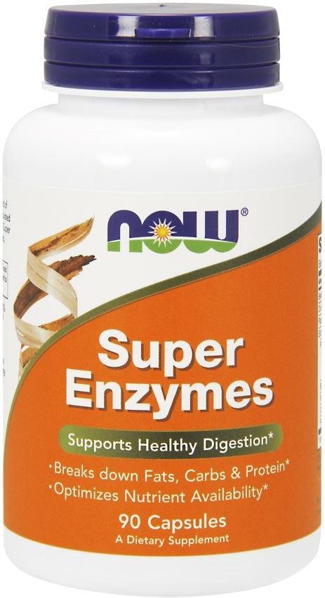 NOW Foods Super Enzymes - 90 caps- Lillys Pharmacy and Health Store