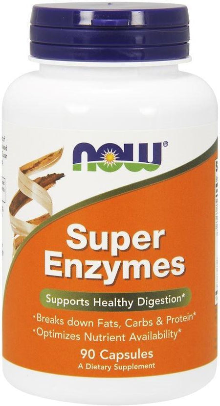 NOW Foods Super Enzymes - 90 caps- Lillys Pharmacy and Health Store