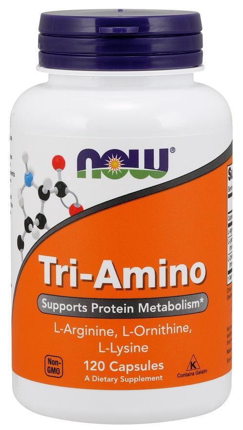 NOW Foods Tri-Amino - 120 caps- Lillys Pharmacy and Health Store