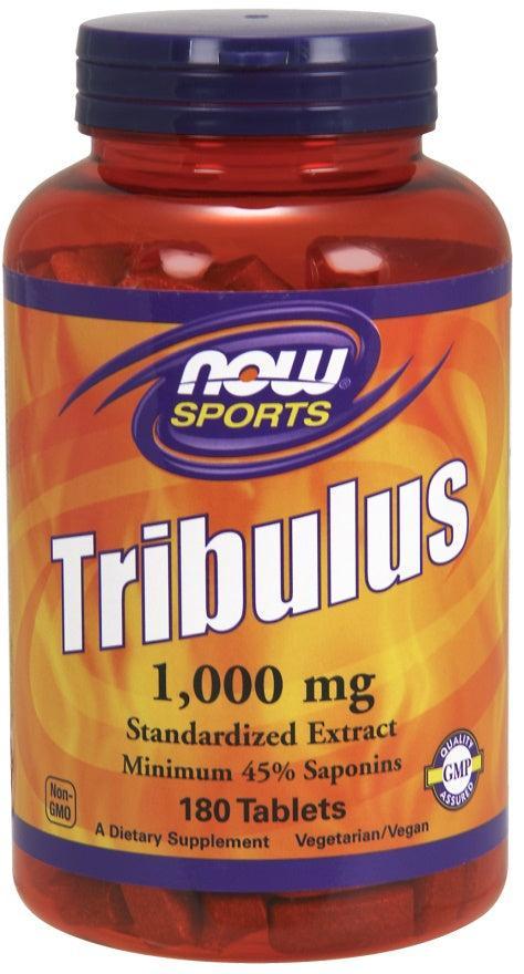NOW Foods Tribulus, 1000mg - 180 tabs- Lillys Pharmacy and Health Store
