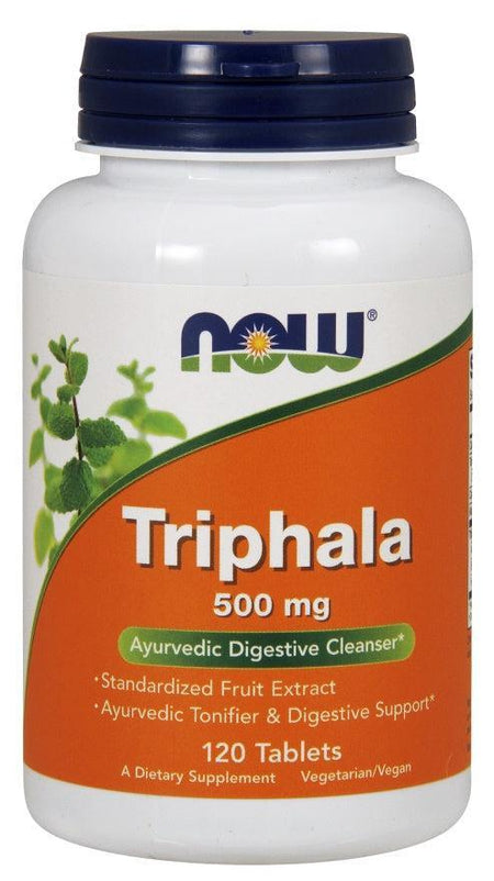 NOW Foods Triphala, 500mg - 120 tabs- Lillys Pharmacy and Health Store