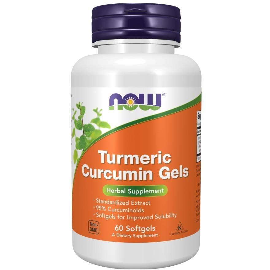 NOW Foods Turmeric Curcumin - 60 softgels- Lillys Pharmacy and Health Store