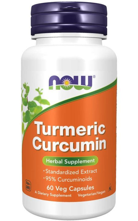 NOW Foods Turmeric Curcumin - 60 vcaps- Lillys Pharmacy and Health Store