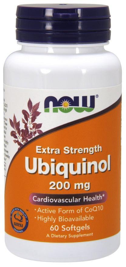 NOW Foods Ubiquinol, 200mg - 60 softgels- Lillys Pharmacy and Health Store