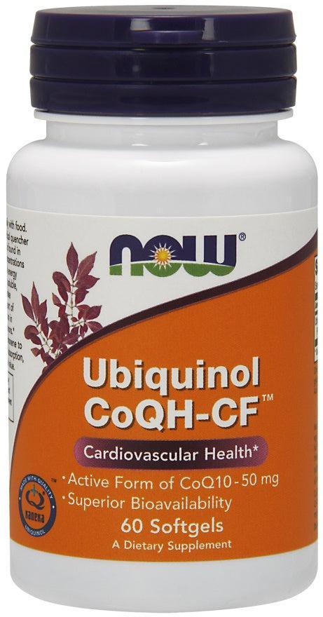 NOW Foods Ubiquinol CoQH-CF - 60 softgels- Lillys Pharmacy and Health Store