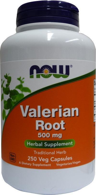 NOW Foods Valerian Root, 500mg - 250 vcaps- Lillys Pharmacy and Health Store