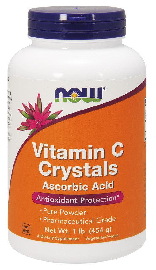 NOW Foods Vitamin C Crystals - 454g- Lillys Pharmacy and Health Store