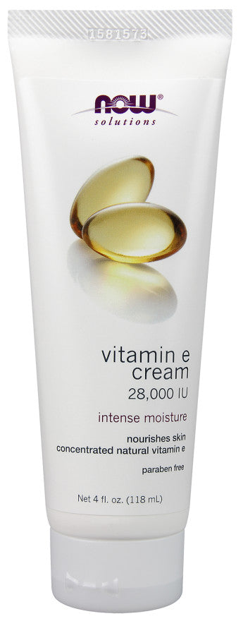 NOW Foods Vitamin E Cream - 118 ml. - Lilly's Pharmacy