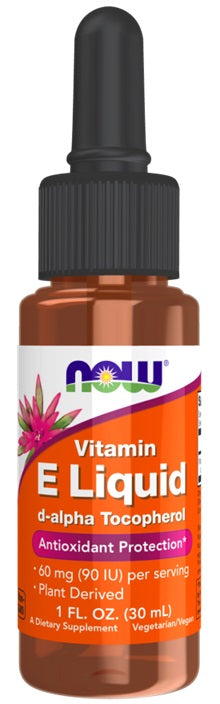 NOW Foods Vitamin E Liquid - 30 ml. - Lilly's Pharmacy