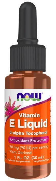 NOW Foods Vitamin E Liquid - 30 ml. - Lilly's Pharmacy