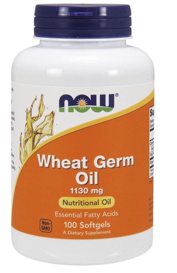 NOW Foods Wheat Germ Oil, 1130mg - 100 softgels - Lilly’s Pharmacy & Health Store