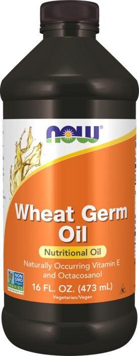 NOW Foods Wheat Germ Oil, Liquid - 473 ml. - Lilly's Pharmacy