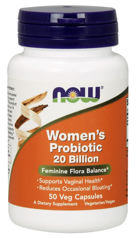 NOW Foods Women's Probiotic 20 Billion - 50 Vcaps - Lilly's Pharmacy