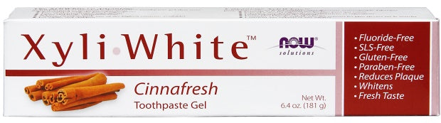 NOW Foods XyliWhite, Cinnafresh Toothpaste Gel - 181g - Lilly's Pharmacy