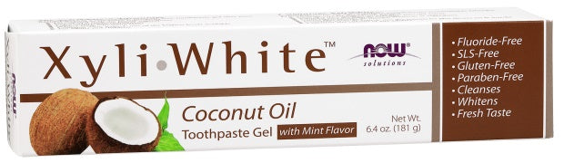 NOW Foods XyliWhite, Coconut Oil Toothpaste Gel - 181g - Lilly's Pharmacy