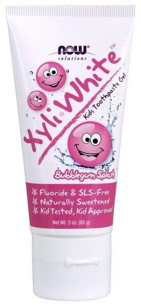 NOW Foods XyliWhite Kids, Bubblegum Splash - 85g - Lilly’s Pharmacy & Health Store