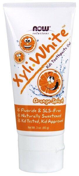 NOW Foods XyliWhite Kids, Orange Splash - 85g - Lilly's Pharmacy