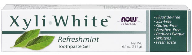 NOW Foods XyliWhite, Refreshmint Toothpaste Gel - 181g - Lilly's Pharmacy