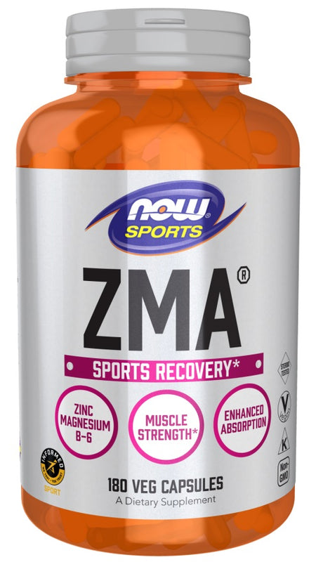 NOW Foods ZMA - Sports Recovery - 180 Vcaps - Lilly's Pharmacy