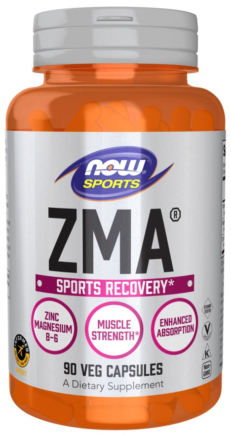 NOW Foods ZMA - Sports Recovery - 90 Vcaps - Lilly's Pharmacy