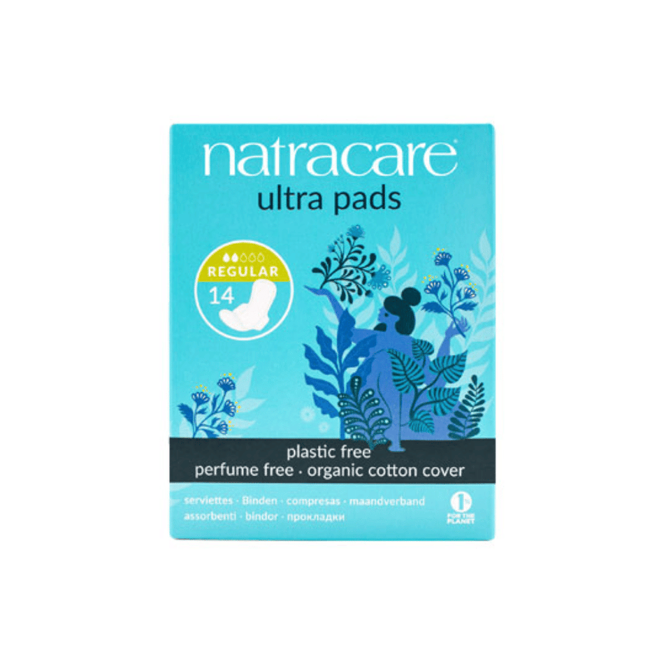 Natracare Ultra Regular Pads With Wings 1x14pk- Lillys Pharmacy and Health Store