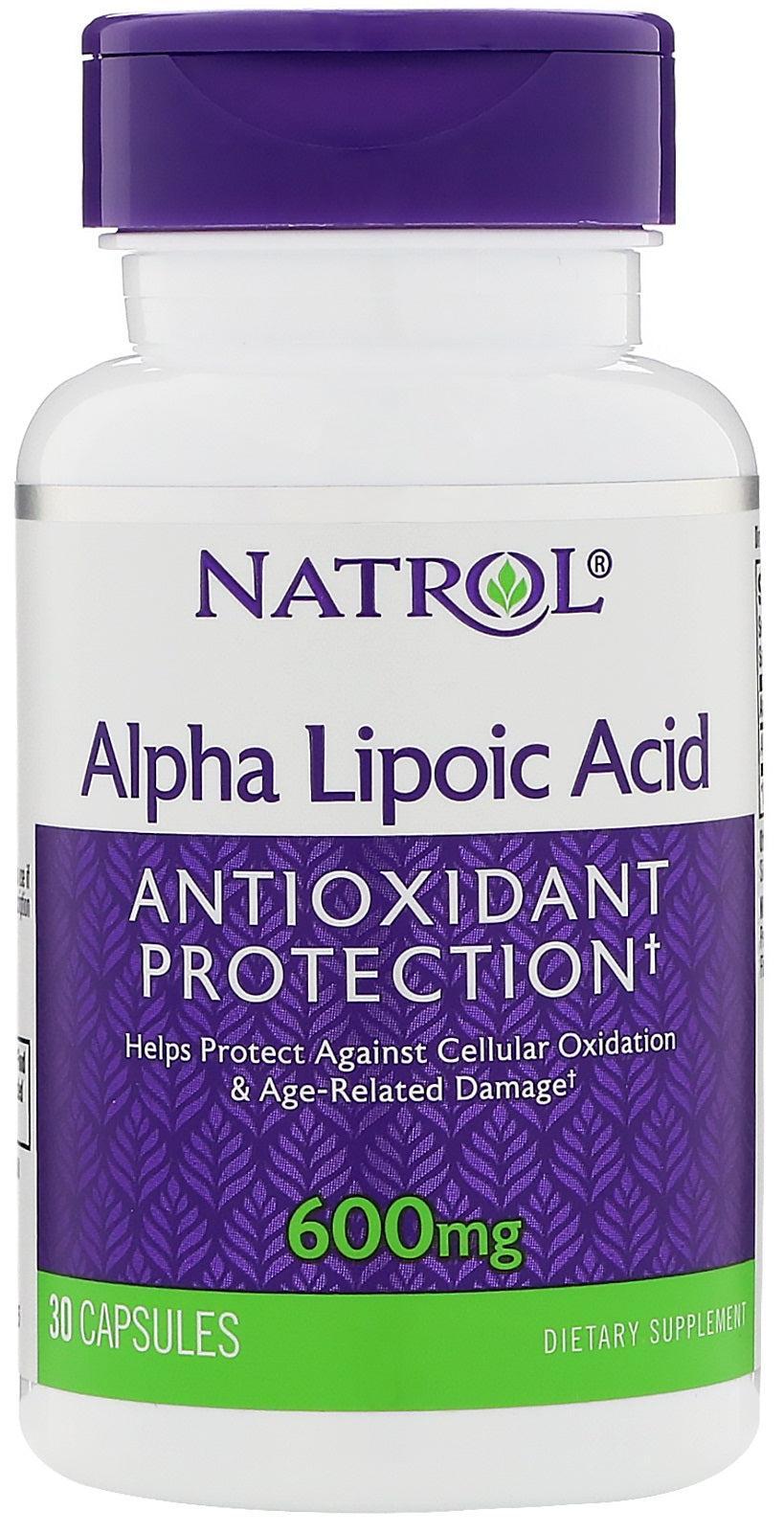 Natrol Alpha Lipoic Acid, 600mg - 30 Caps - Lilly's Pharmacy