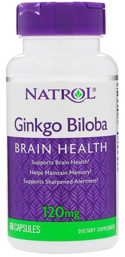 Natrol Ginkgo Biloba, 120mg - 60 caps - Lilly’s Pharmacy & Health Store