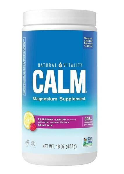 Natural Vitality Natural Calm, Raspberry Lemon 453g- Lillys Pharmacy and Health Store