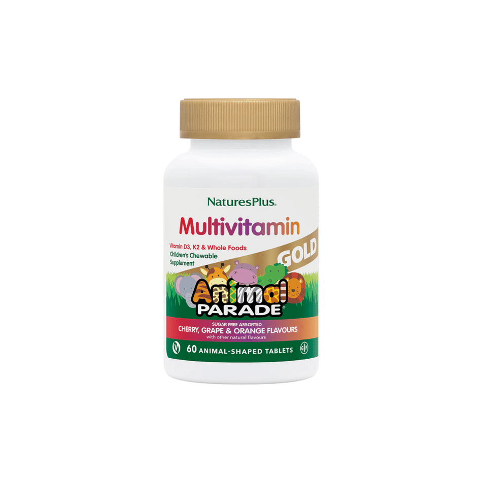 NaturesPlus Animal Parade GOLD Multivitamin Chewables Tablets 60's- Lillys Pharmacy and Health Store