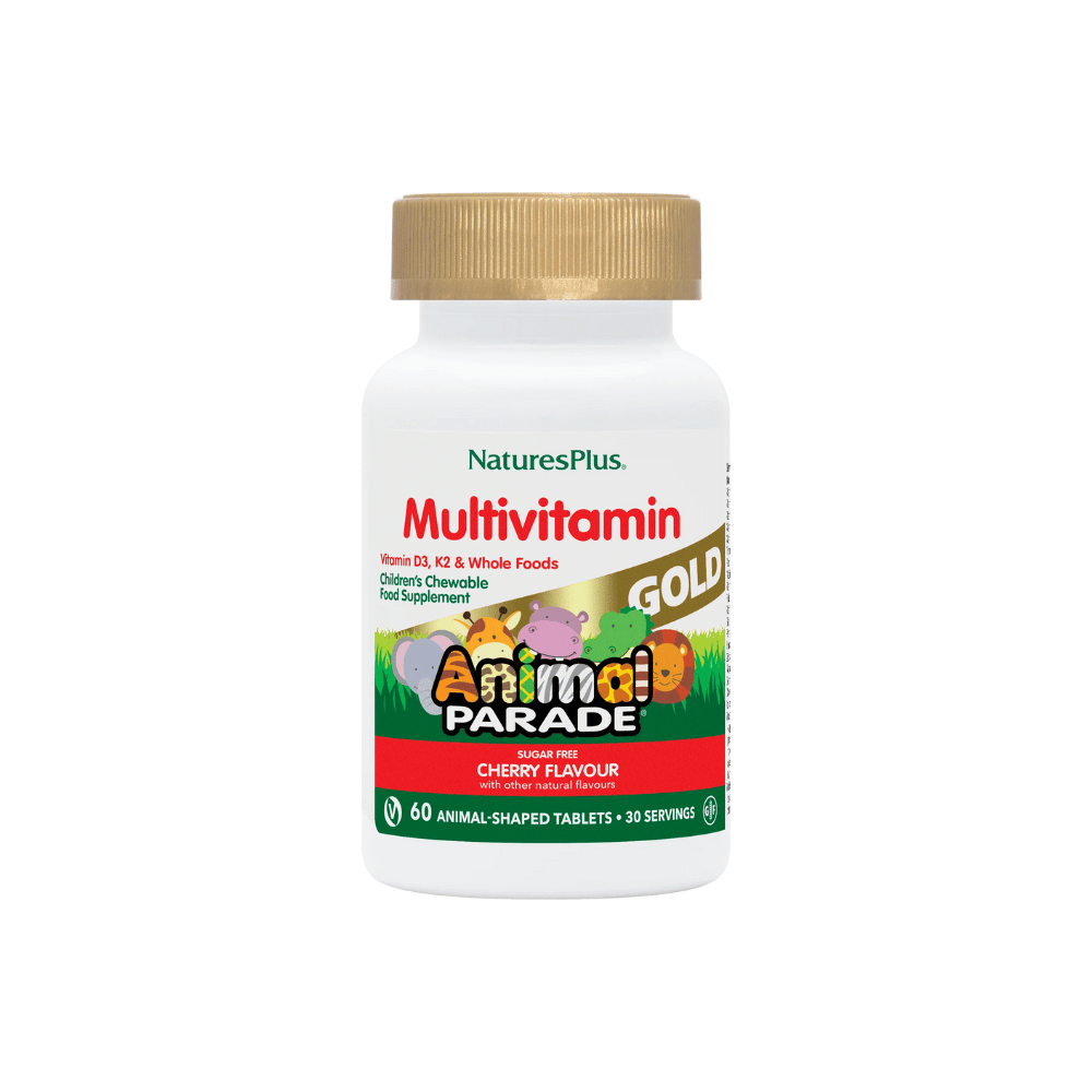 NaturesPlus Animal Parade GOLD Multivitamin Children's Chewables - Cherry- Lillys Pharmacy and Health Store