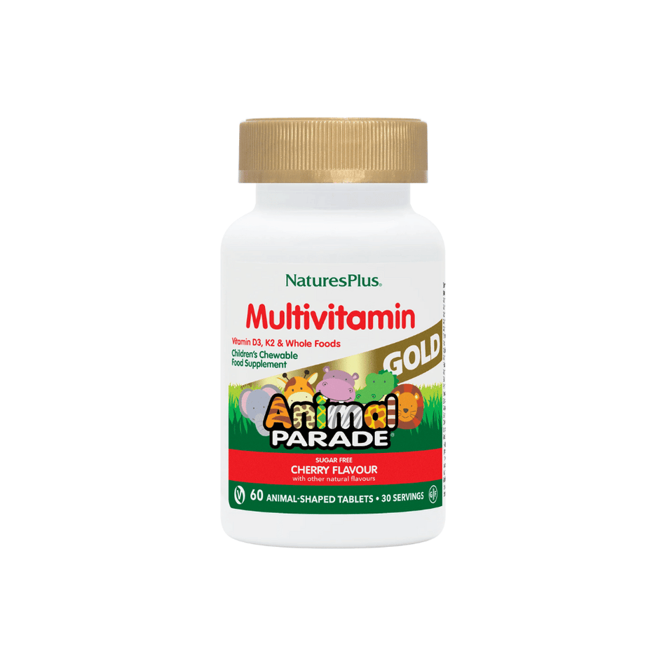 NaturesPlus Animal Parade GOLD Multivitamin Children's Chewables - Cherry- Lillys Pharmacy and Health Store