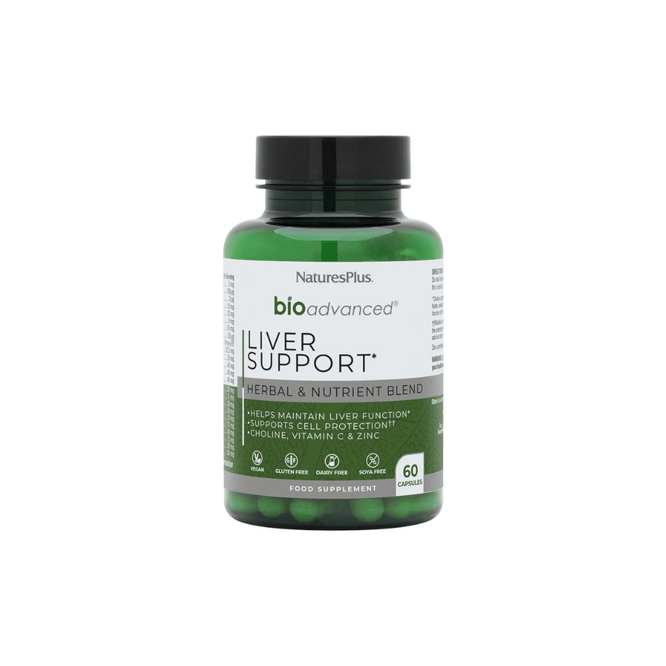 NaturesPlus BioAdvanced Liver Support Capsules 60's- Lillys Pharmacy and Health Store