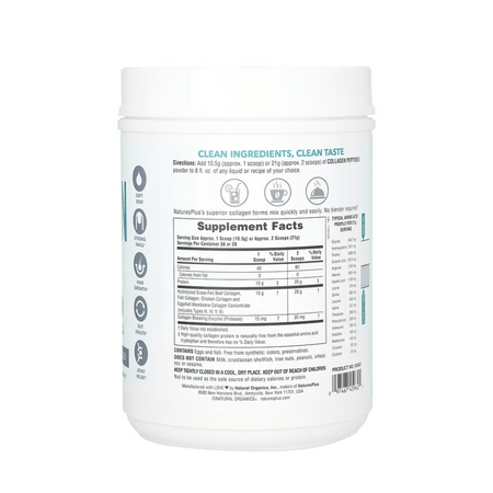 NaturesPlus Collagen Peptides 588g- Lillys Pharmacy and Health Store