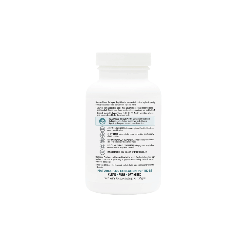 NaturesPlus Collagen Peptides Capsules 120's- Lillys Pharmacy and Health Store