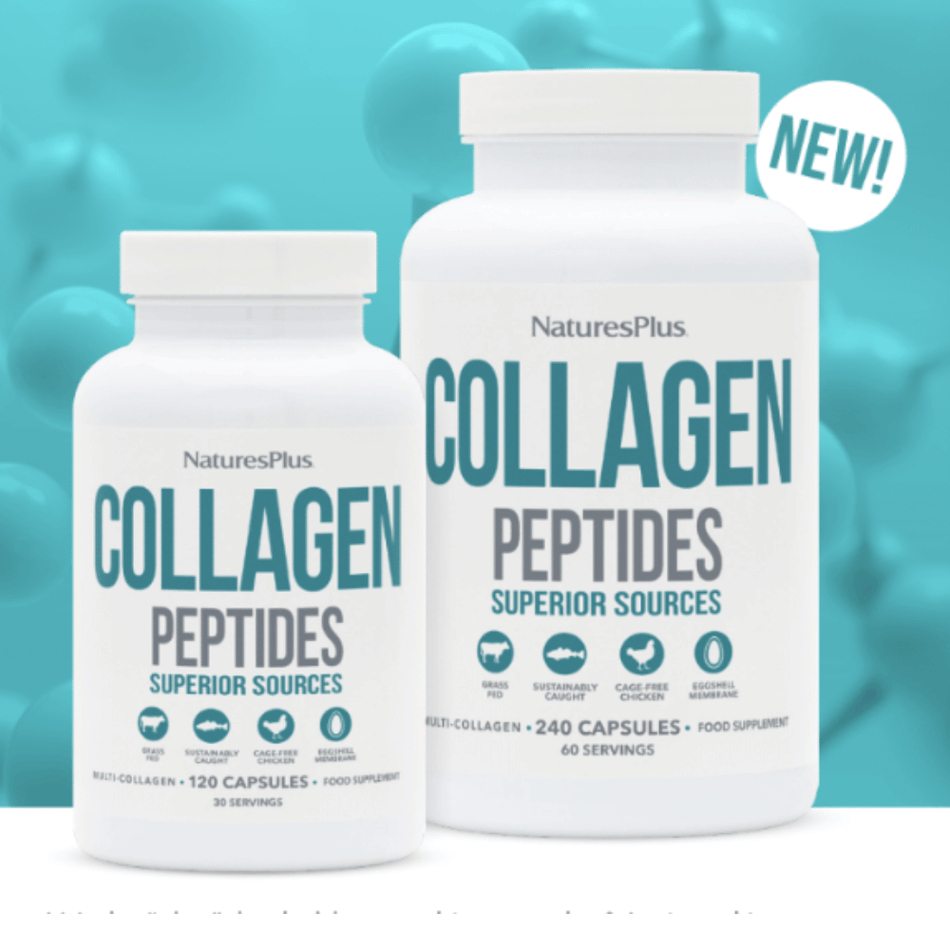 NaturesPlus Collagen Peptides Capsules 240's- Lillys Pharmacy and Health Store