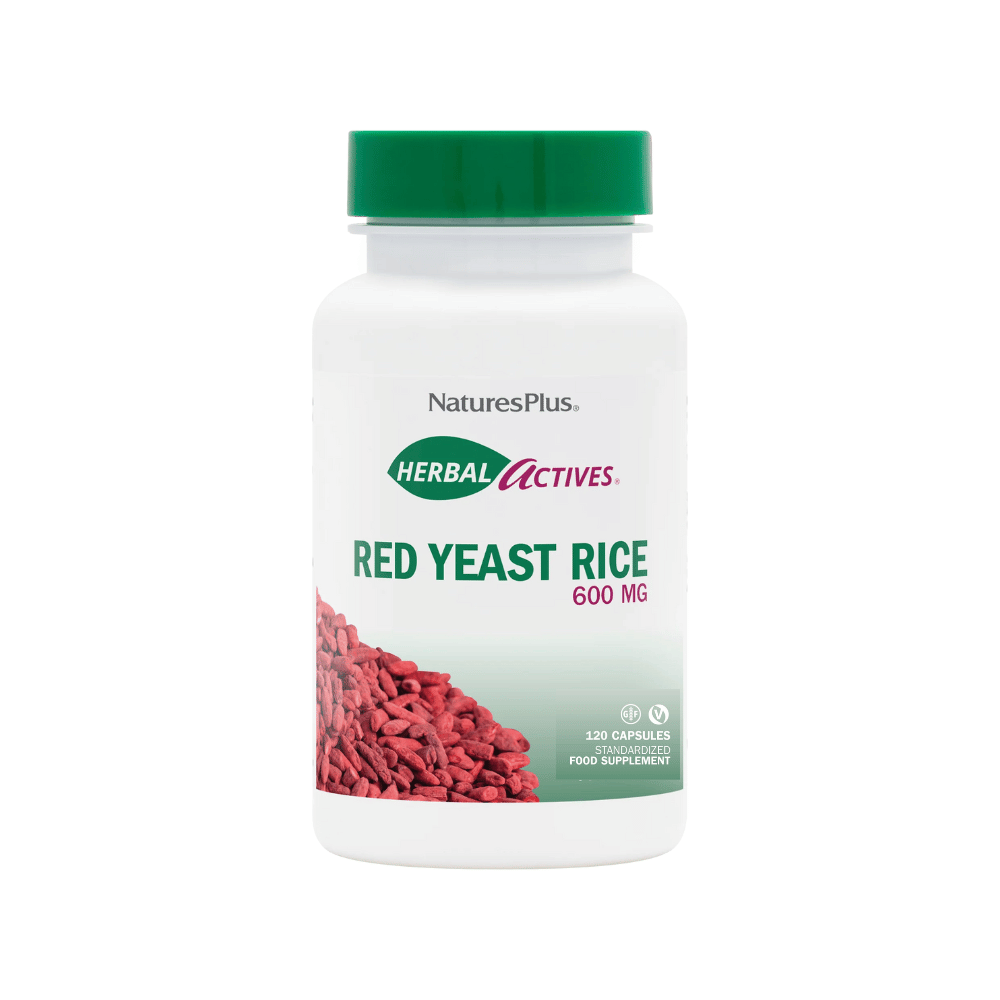 NaturesPlus Herbal Actives Red Yeast Rice Capsules 120's- Lillys Pharmacy and Health Store