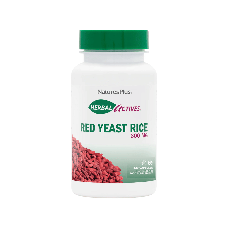 NaturesPlus Herbal Actives Red Yeast Rice Capsules 120's- Lillys Pharmacy and Health Store