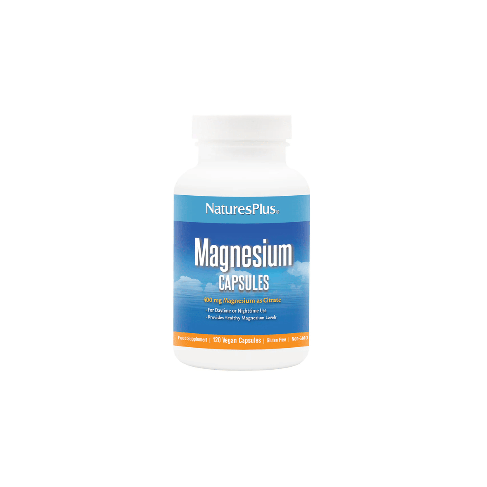 NaturesPlus Magnesium Capsules 120's- Lillys Pharmacy and Health Store