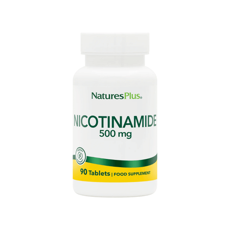 NaturesPlus Nicotinamide 500 mg Tablets- Lillys Pharmacy and Health Store
